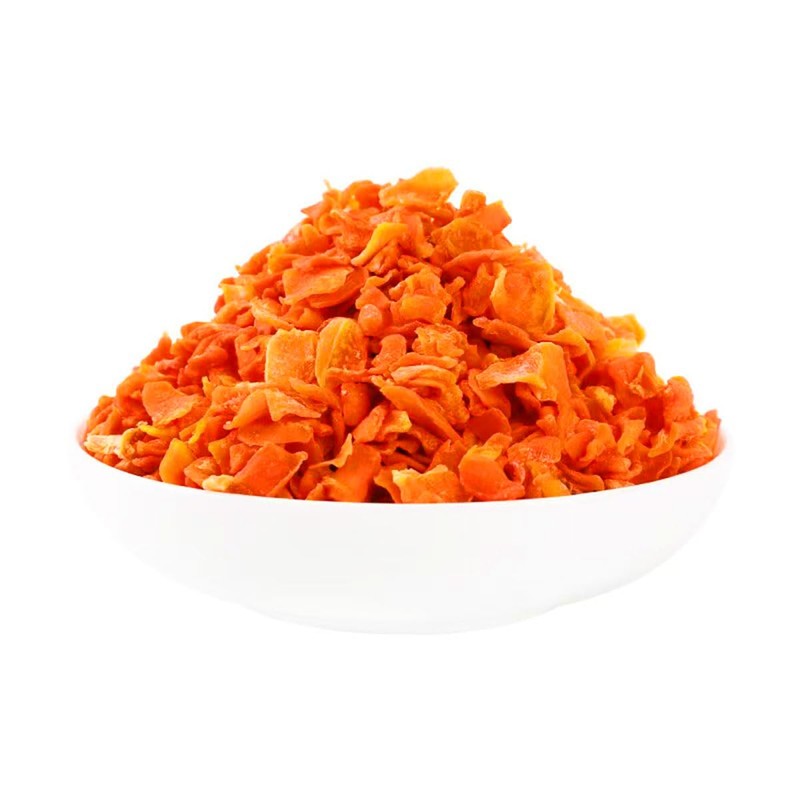 Diced carrots 250g/8.81OZ,Dehydrated Carrot Cubes Carrot,dried vegetables.