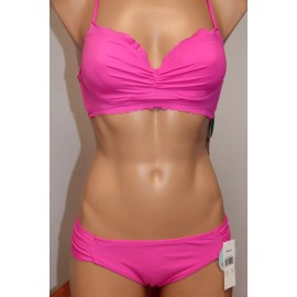 Raisins NWT Raisins Swimsuit Bikini 2pc set Sz M La Paz Cocoa Beach Pink