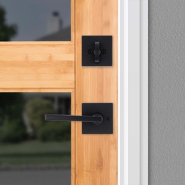 Halifax and Deadbolt Interior Pack (Square) - Deadbolt Keyed One Side - for Signature Series 814 and 818 Handlesets