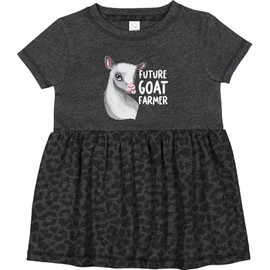 inktastic Future Goat Farmer Infant Dress 18 Months Vintage Smoke with Leopard Print 3ab6d