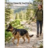 Joytale Tactical Dog Collar with Handle and Metal Buckle, Heavy