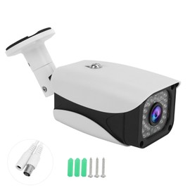 Indoor Outdoor Security Camera HD 1080P 2MP IP66 Waterproof Infrared Night Vision 110° Wide Angle for Home School OfficeNTCS