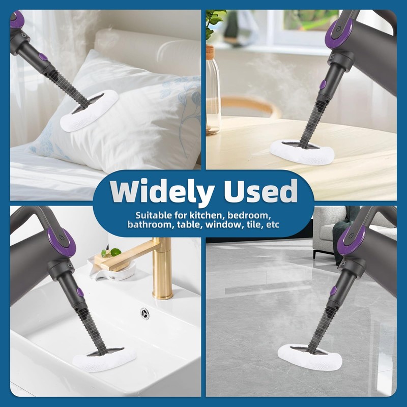 LOVECO Microfiber Steam Mop Pads Compatible with FEPPO, FODFINU &