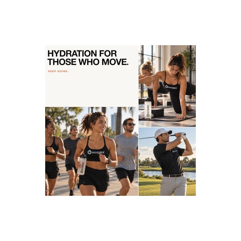 HYDRX- “Hydrx Polvo de Hidratación Polvo de Electrolitos Sin Azúcar,