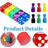EYVRPAU Set of 10 Dice and 24 Tokens, Acrylic Dice