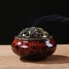 LamDawn Incense Burner with Calabash Incense Stick Holder - Porcelain