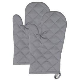 ZOLLNER Set of 2 Oven Gloves Cotton Heat Resistant 153