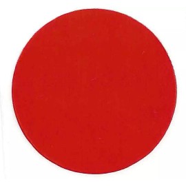 Big Doings Glossy Red Circle Sticker - 1" diameter - 500 ct