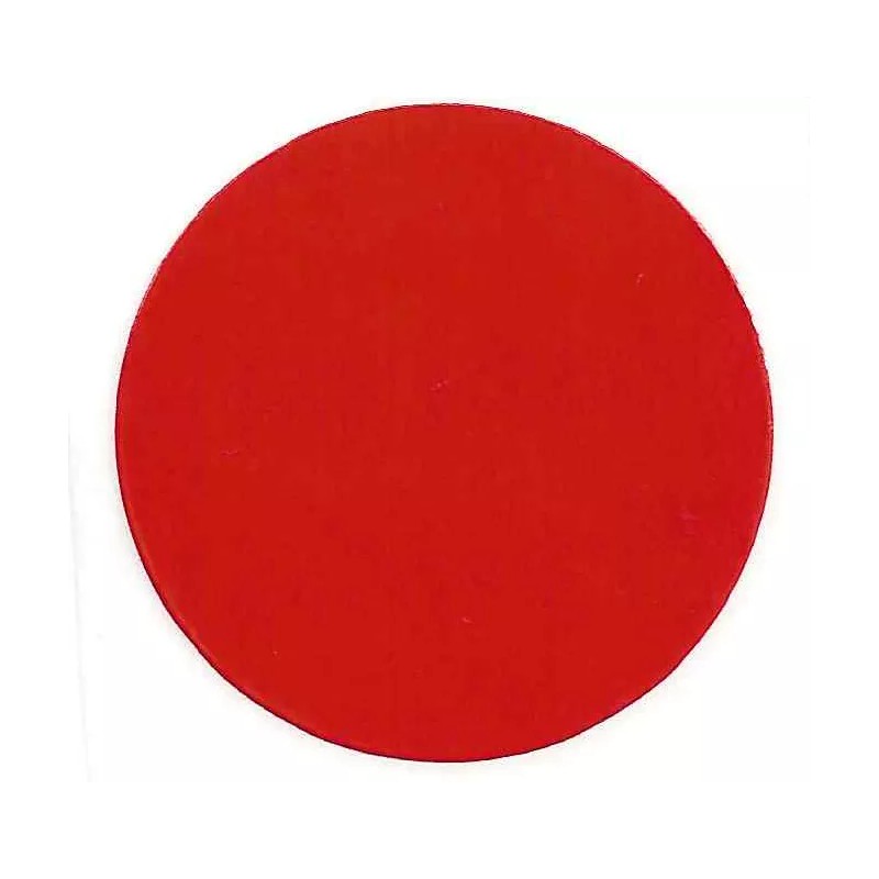 Big Doings Glossy Red Circle Sticker - 1" diameter -