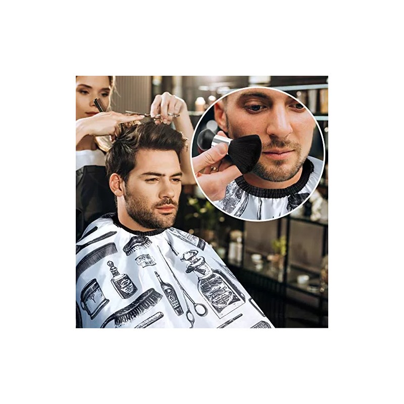 Febsnow Capa Profesional De Corte De Cabello Con Cepillo Par