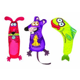 Doskocil Bamboo Pet CAM650027 2-Pack Fat Cat Appeteasers Catnip Cat Toy