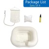 Inflatable Bedside Shampoo Basin kit, Bedside Shower System for Disabled&