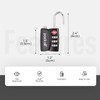 pack all TSA Approved Luggage Lock, Inspection Indicator, Alloy Body,