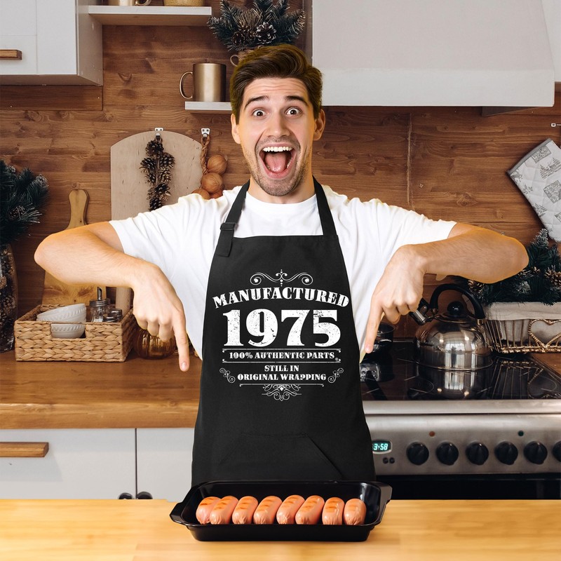 50th Birthday Gift Ideas For Men - BBQ Grilling Apron