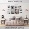 Langdon House 5x7 Picture Frames (Silver, 3 Pack), Contemporary Glam