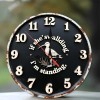 25x25cm Wood Wall Clock that is a Model of a
