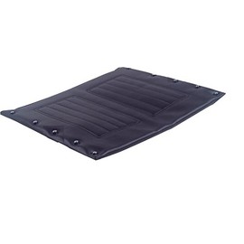 HEALTHLINE Universal Wheelchair Seat Upholstery Vinyl, Padded Wheelchair Replacement Seat Cover, Seat Cushion Fits Most Wheelchairs, Black (24 x 18) Trading