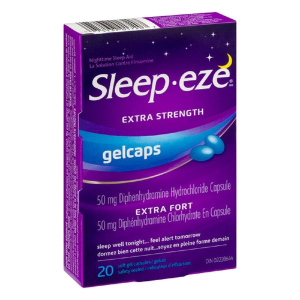 Sleep.eze Extra Strength, 20 GelCaps