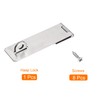 MECCANIXITY 6 Inch Stainless Steel Thick Door Latch Hasp Lock