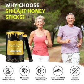 Unbranded Himalayan Shilajit Sticks with Organic Honey + Shilajit Resin 30g Ultimate Value