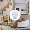 IEIK 10 PCS Crystal Cabinet Knobs Round Glass Bubbles Knobs