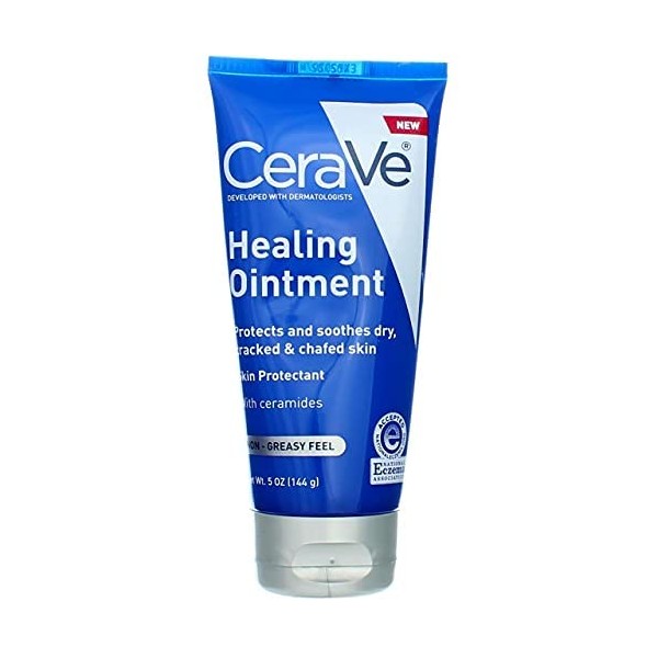 CeraVe Healing Ointment Non-Greasy Skin Protectant, 5 Oz (Pack of 5)