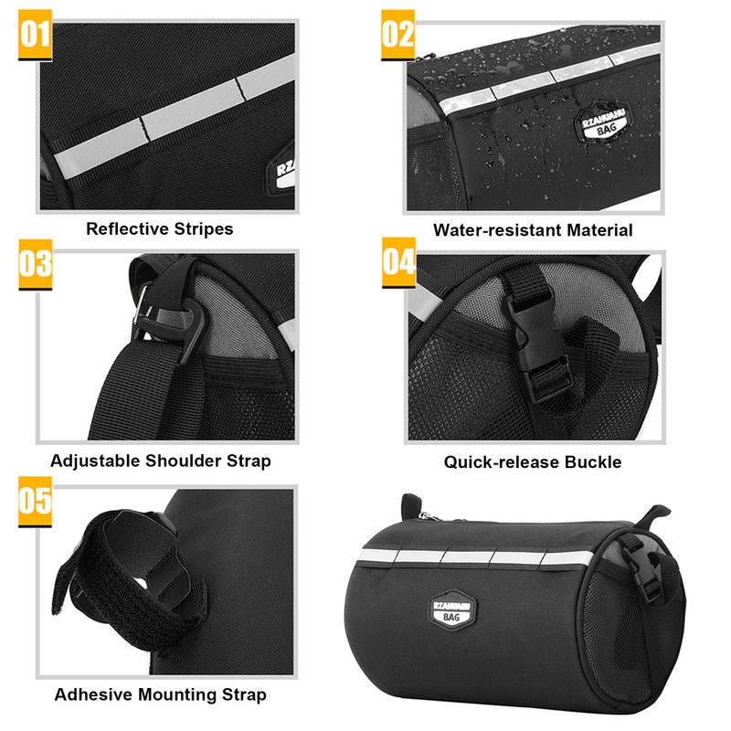 Multifunctional Bicycle Handlebar Bag Cycle Pack Saddle Bag Bike Frame