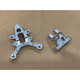 MR Front & Rear Aluminum Center Brace Mount for Arrma 1/7 FELONY 6s BXL Sil
