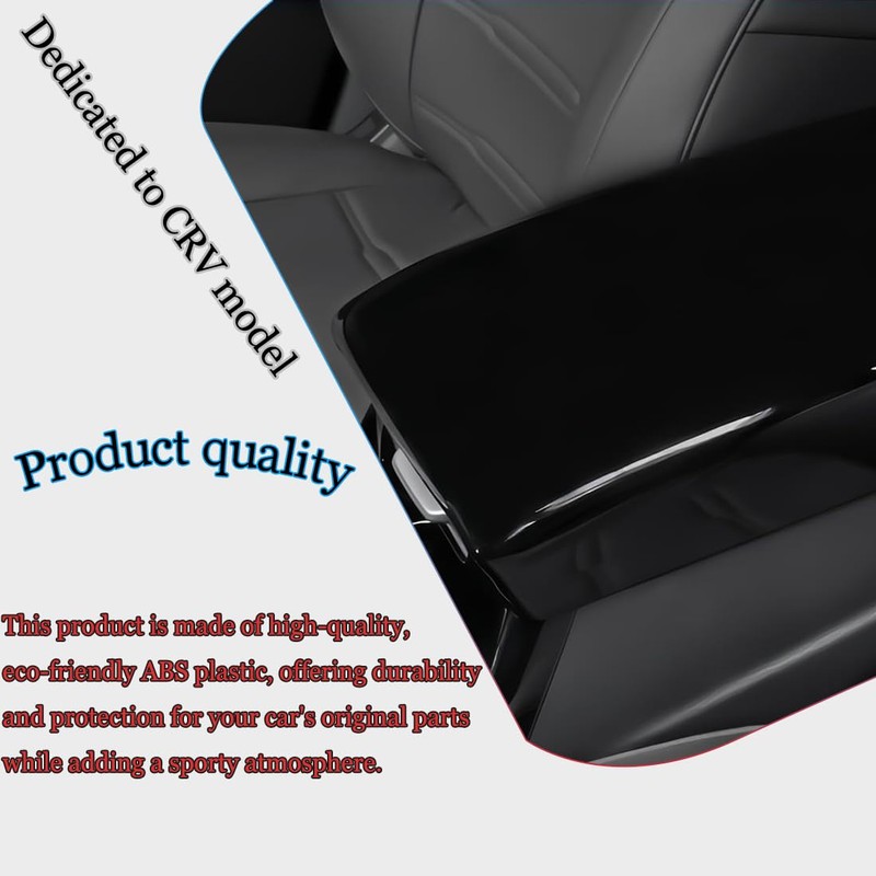 MUXEE Center Console Armrest Box Panel Cover for Honda CRV