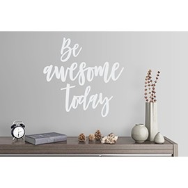 24"x24" Be Awesome Today Success Motiviation Goal Wall Decal Sticker Art Mural Home Decor