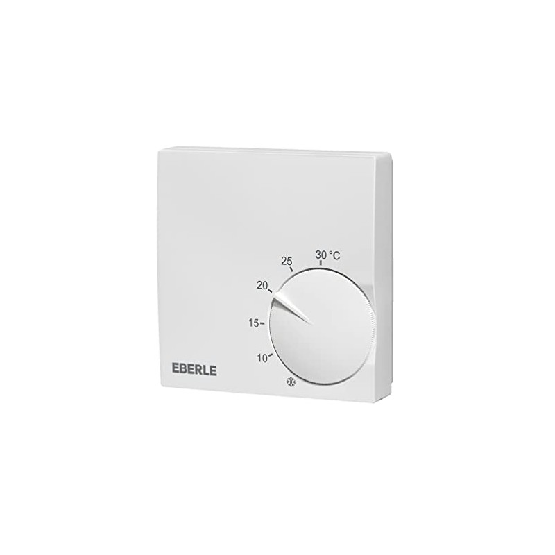Eberle 131110151100 Room Controller Cream White (Extra Flat, Temperature Control