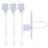 Mini Skater Plastic Elastic Tether Lanyard with Silicone Ring &