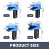 leechio 4 PCS Brake Line Clamp, Brake Line Plug, Leak-Proof