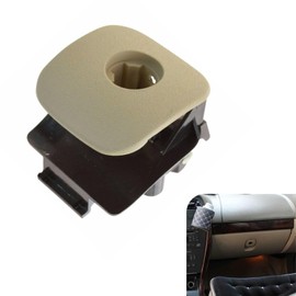 DACIRTY Glove Compartment Door Lock Handle, Plastic Stabilized Construction Armrest Box Clip, Replacement OEM #15924033 Part, Compatible with Chevy C6 Corvette 2005-2013 (Beige)