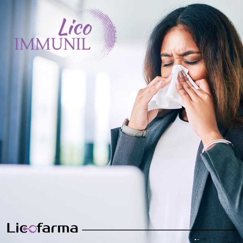 Lico Immunil Immune System Support Supplement | Quercetin, Lactoferrin, Zinc,