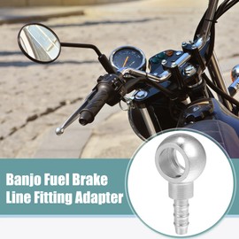 A ABSOPRO Pack of 2 Hollow Bolts Motorcycle Brake Banjo Hollow Screws 14 mm Inner Diameter 8 mm Outer Diameter