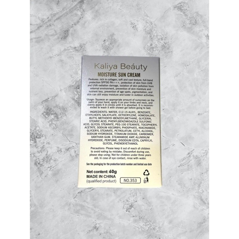 Bloqueador Solar 90spf Kaliya Beáuty Contra Agua 60ml