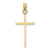 IceCarats 14K Solid Yellow Gold Stick Latin Mexican Holy Cross