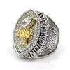 Customized 2024 Fantasy Football League Championship Trophy Rings Prize (Silver,9)