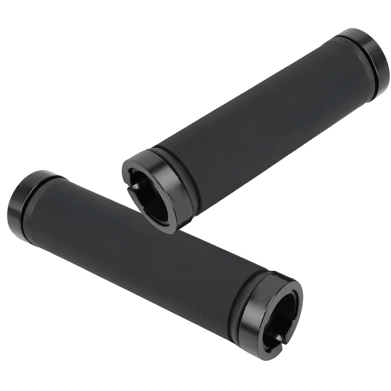 GUB‑607 Mountain Bike Handlebar Grip Microfiber Leather Bilateral Locking Handle