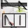 Retractable Clothes Hanger Rack Foldable Wall Mounted Aluminium Folding Clothes