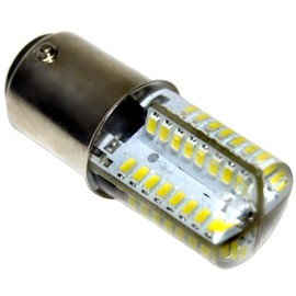 HQRP 110V LED Light Bulb Cool White Compatible with Pfaff 1197/1209 / 1211/1212 / 1213/1214 / 1216/1217 / 1222/1229 Sewing Machine