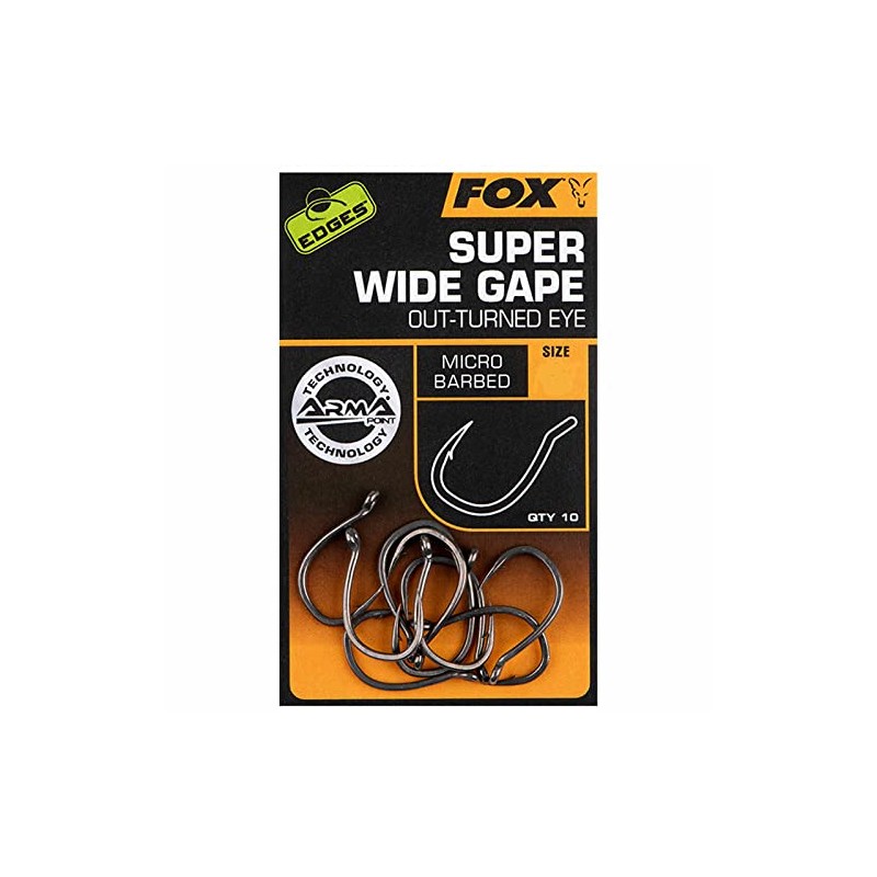 Fox Edges Armapoint Super Wide Gape (Outturned Eye) - Size