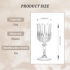 HTTBEIZI 24PCS 7OZ Transparent Wine Plastic Glasses, Drinking Champagne Glasses