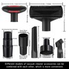 11Pcs Universal Vacuum Attachment Kit 1-1/4" Vacuum Hose Adapter Wet