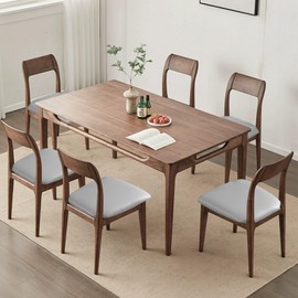 Genina Waterproof PU Leather Chair Seat Covers for Dining Chairs,Chair Seat Covers Set of 4, Stretchable Dining Room Chair Seat Covers for Chair Protector Slipcover for Kitchen