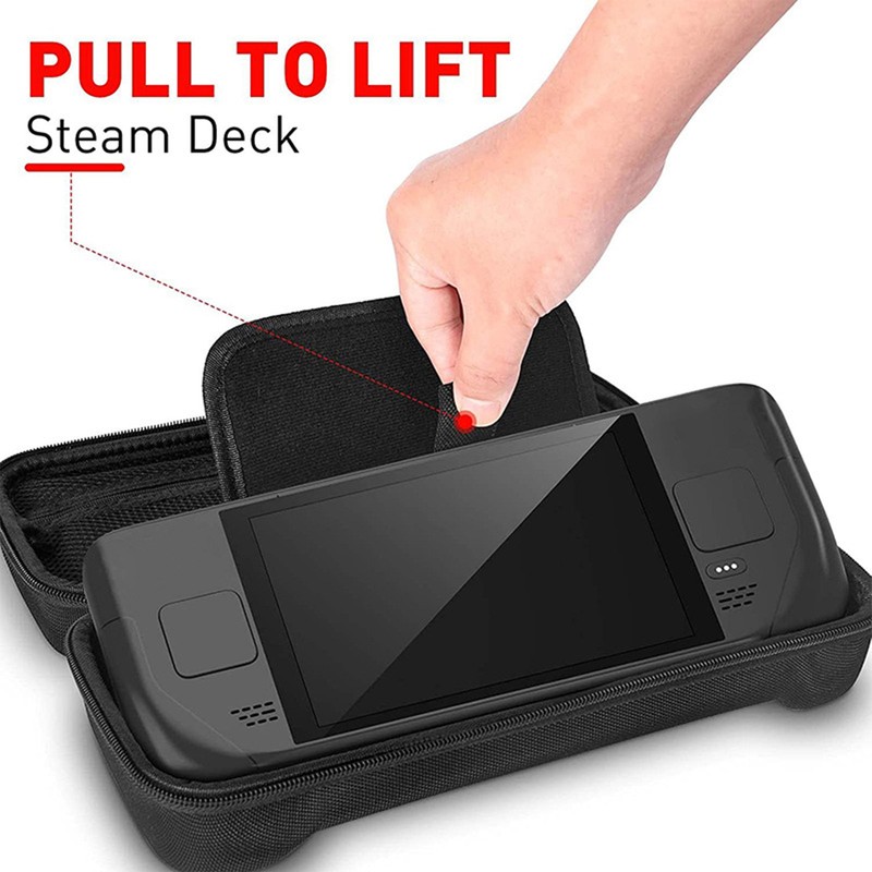 Game Console Carrying Case Nylon EVA Shockproof Waterproof Hard Shell