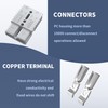 RVBOATPAT 175Amp Battery Quick Connect/Disconnect Connector, 600V 1/0AWG Battery Cable