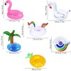 Pool Drinks Holder, Inflatable Drink Holder, Pack of 6 Floating