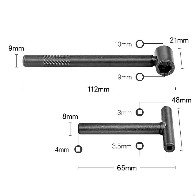 Ronyme 2x Motorcycle Valve Adjustment Tool Professional, Practical, Repair Tool,